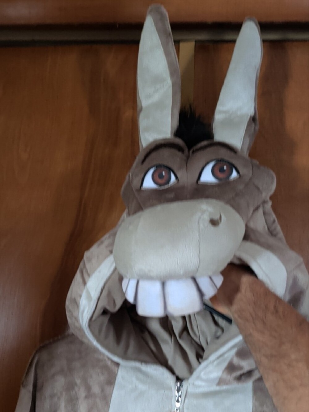 LNC Adult Donkey Jumpsuit Costume -Shrek Size Large/XL - Picture 2 of 8